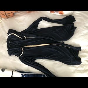 Brandy Melville navy zip up